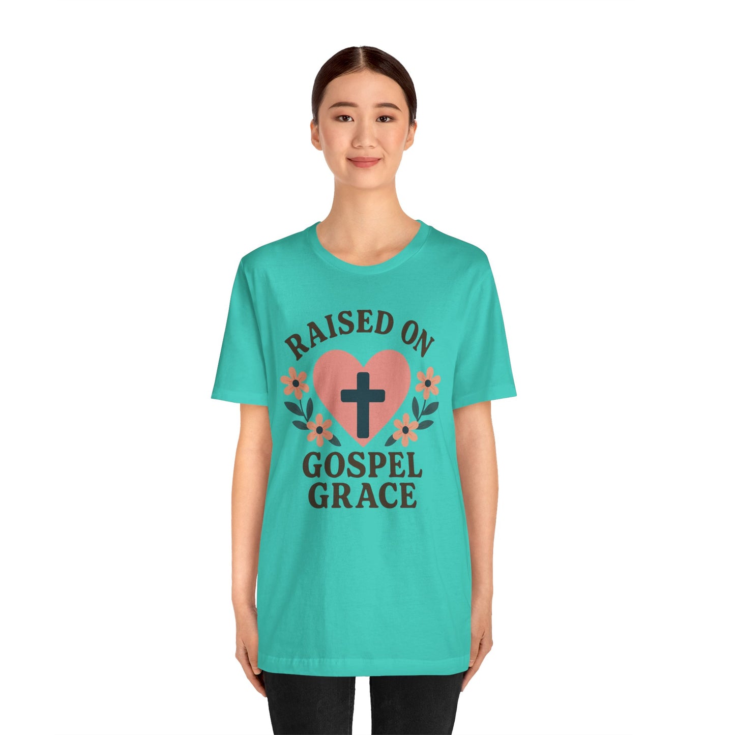 Raised On Gospel Grace Women's T-Shirt