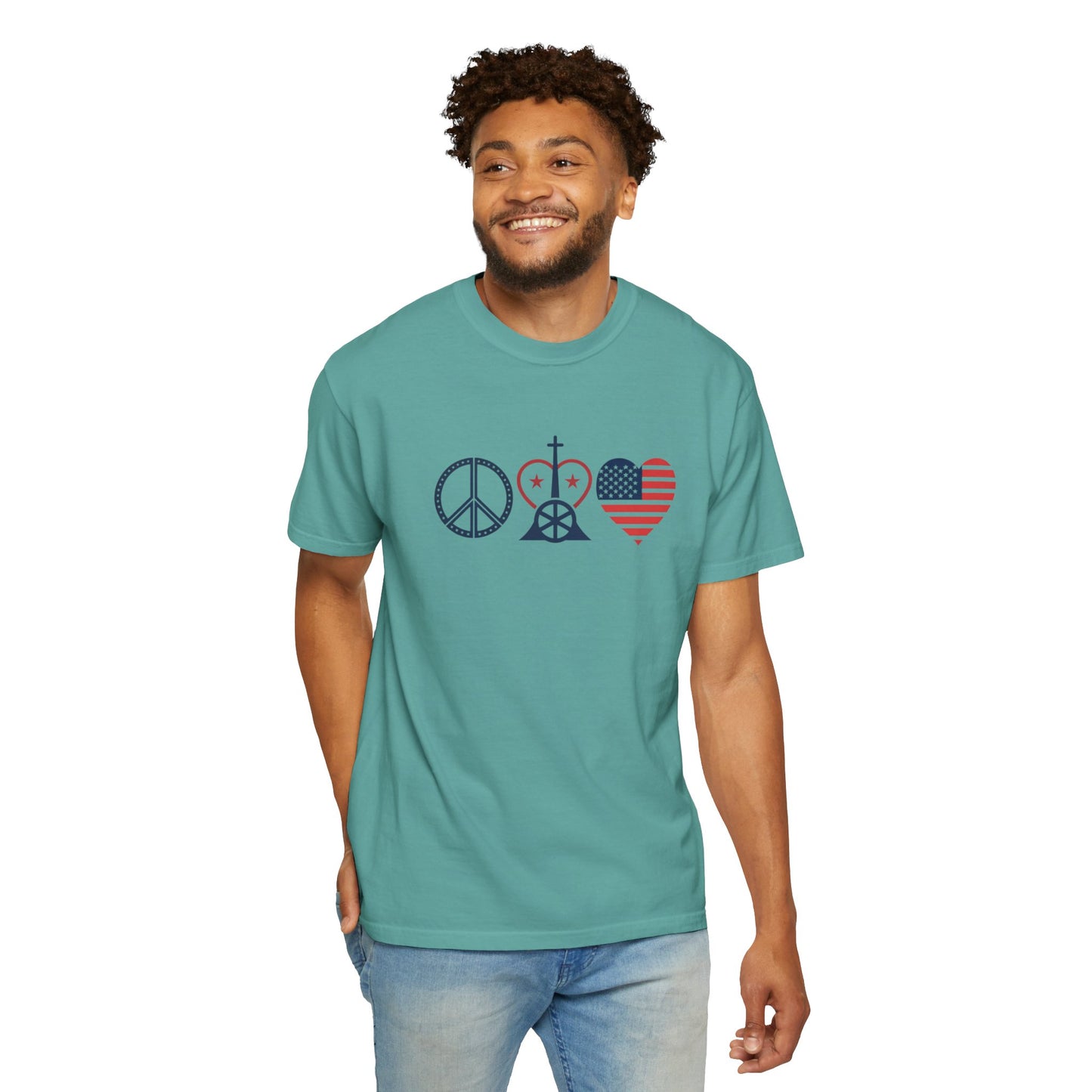 Patriotic Graphic Men's T-shirt
