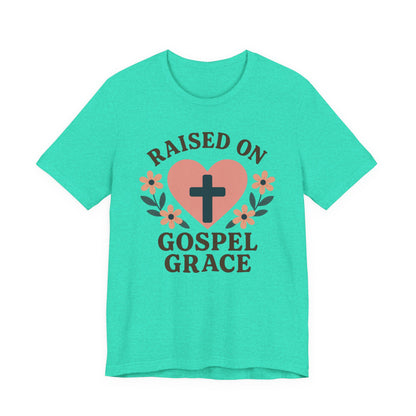Raised On Gospel Grace Women's T-Shirt