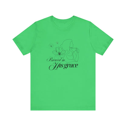 Brewed In His Grace (Black) Women's T-Shirt