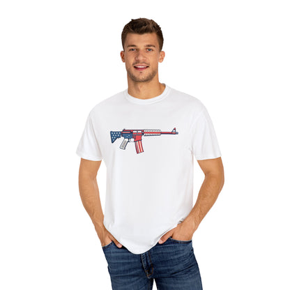 Gun Military Graphic Design Men's T-Shirts