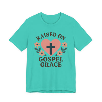 Raised On Gospel Grace Women's T-Shirt