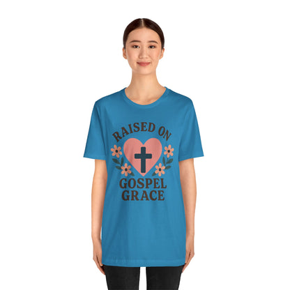 Raised On Gospel Grace Women's T-Shirt