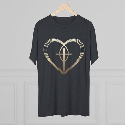 Church Heart Sign  Men's T-Shirt