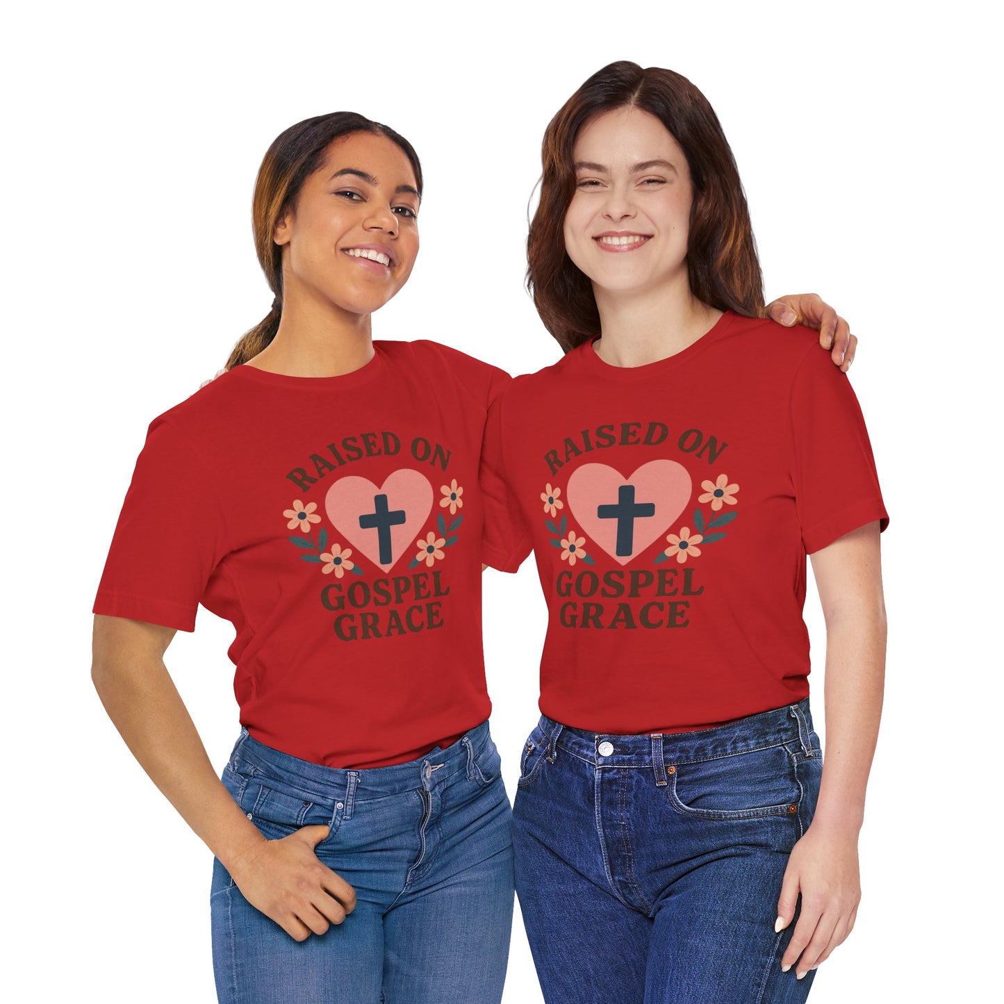 Raised On Gospel Grace Women's T-Shirt