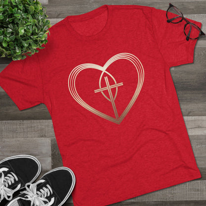 Church Heart Sign  Men's T-Shirt