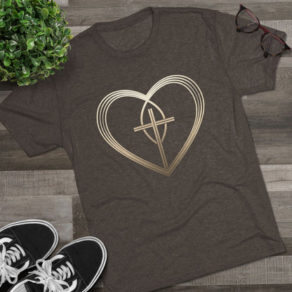 Church Heart Sign  Men's T-Shirt