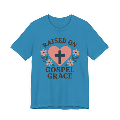 Raised On Gospel Grace Women's T-Shirt