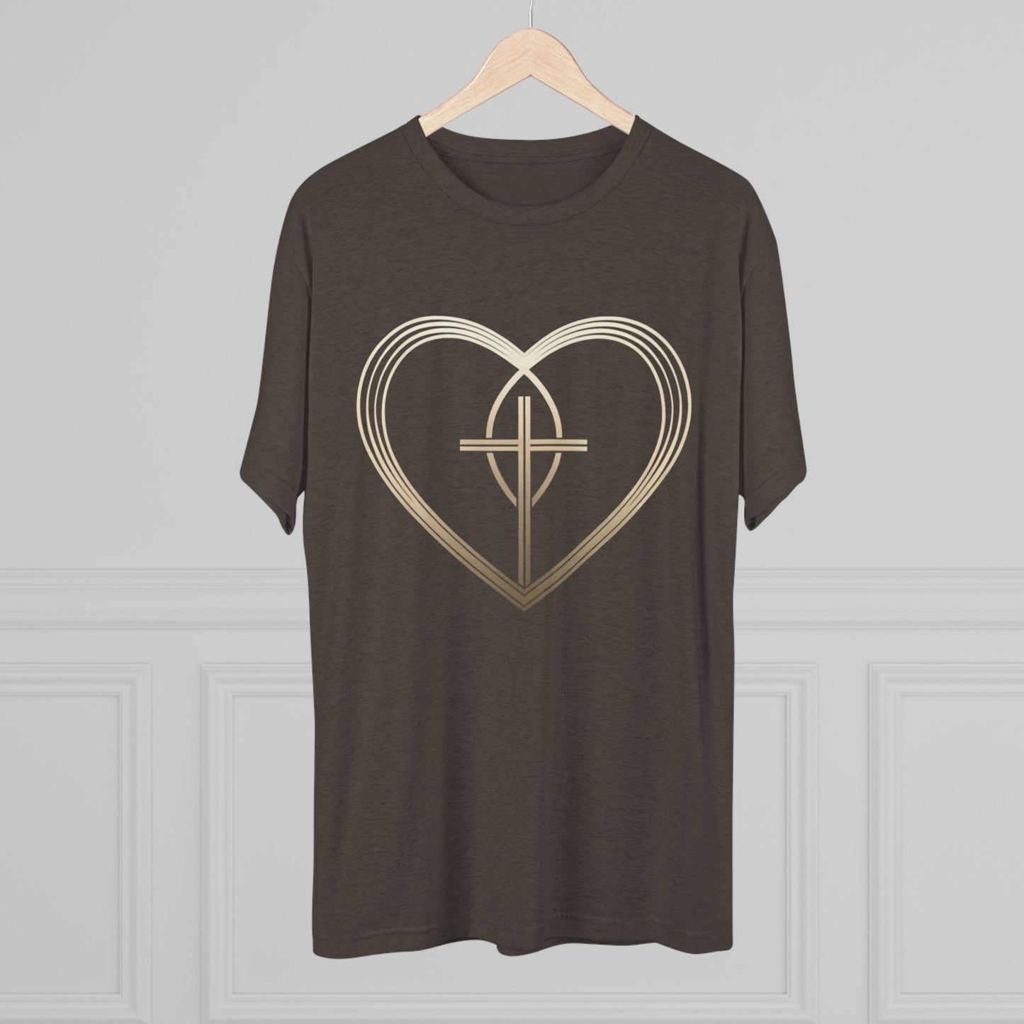Church Heart Sign  Men's T-Shirt