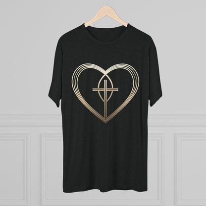 Church Heart Sign  Men's T-Shirt