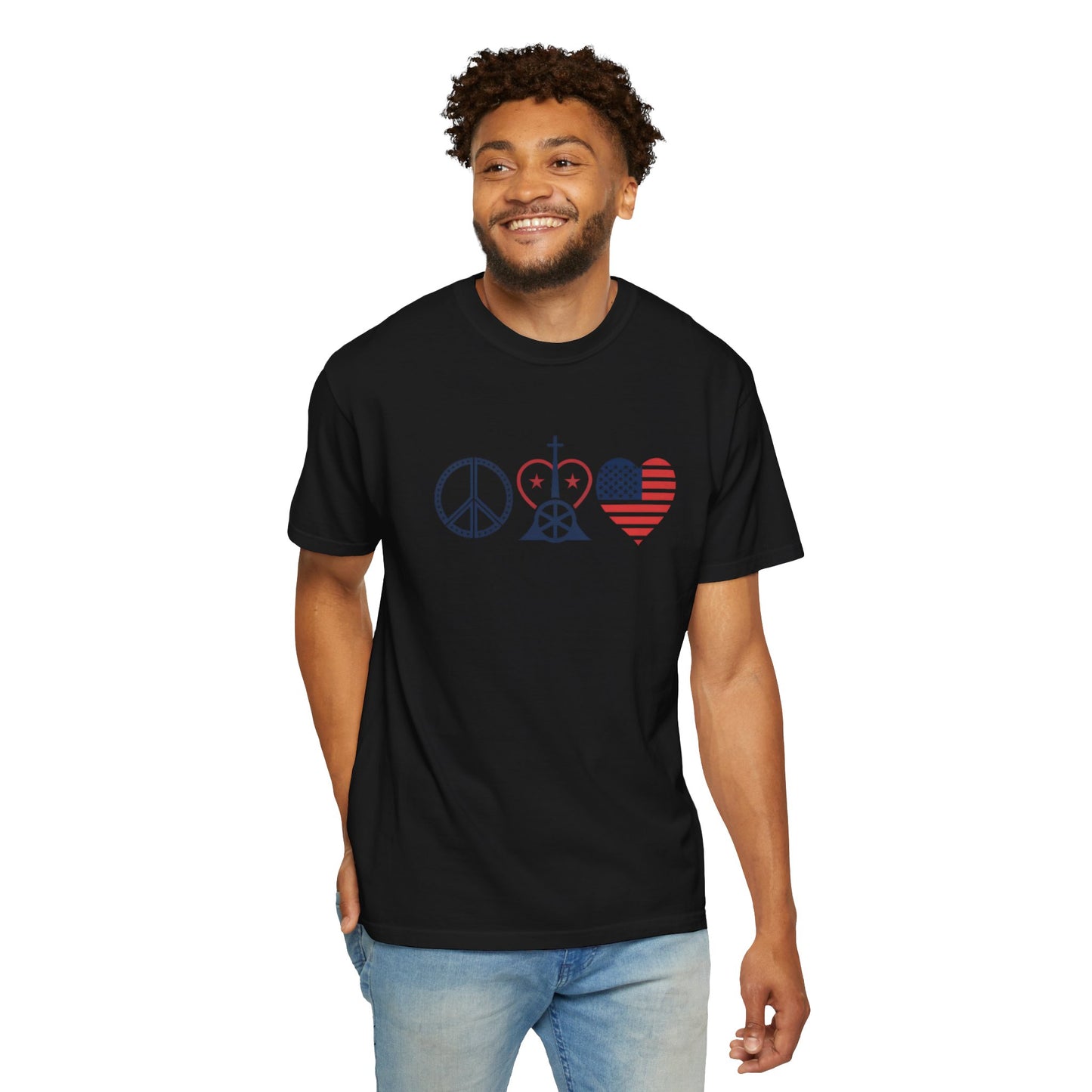 Patriotic Graphic Men's T-shirt