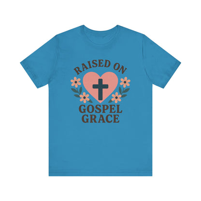 Raised On Gospel Grace Women's T-Shirt