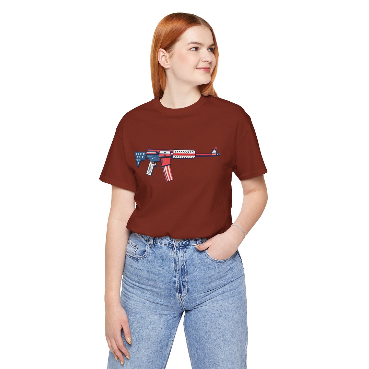 Gun Military Graphic Women's T-Shirts