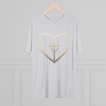 Church Heart Sign  Men's T-Shirt