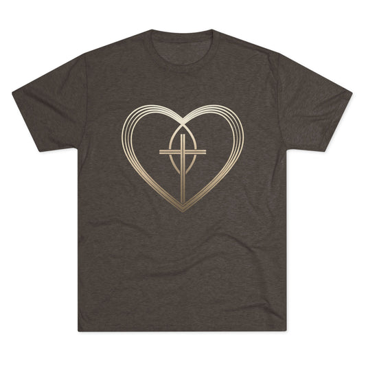 Church Heart Sign  Men's T-Shirt