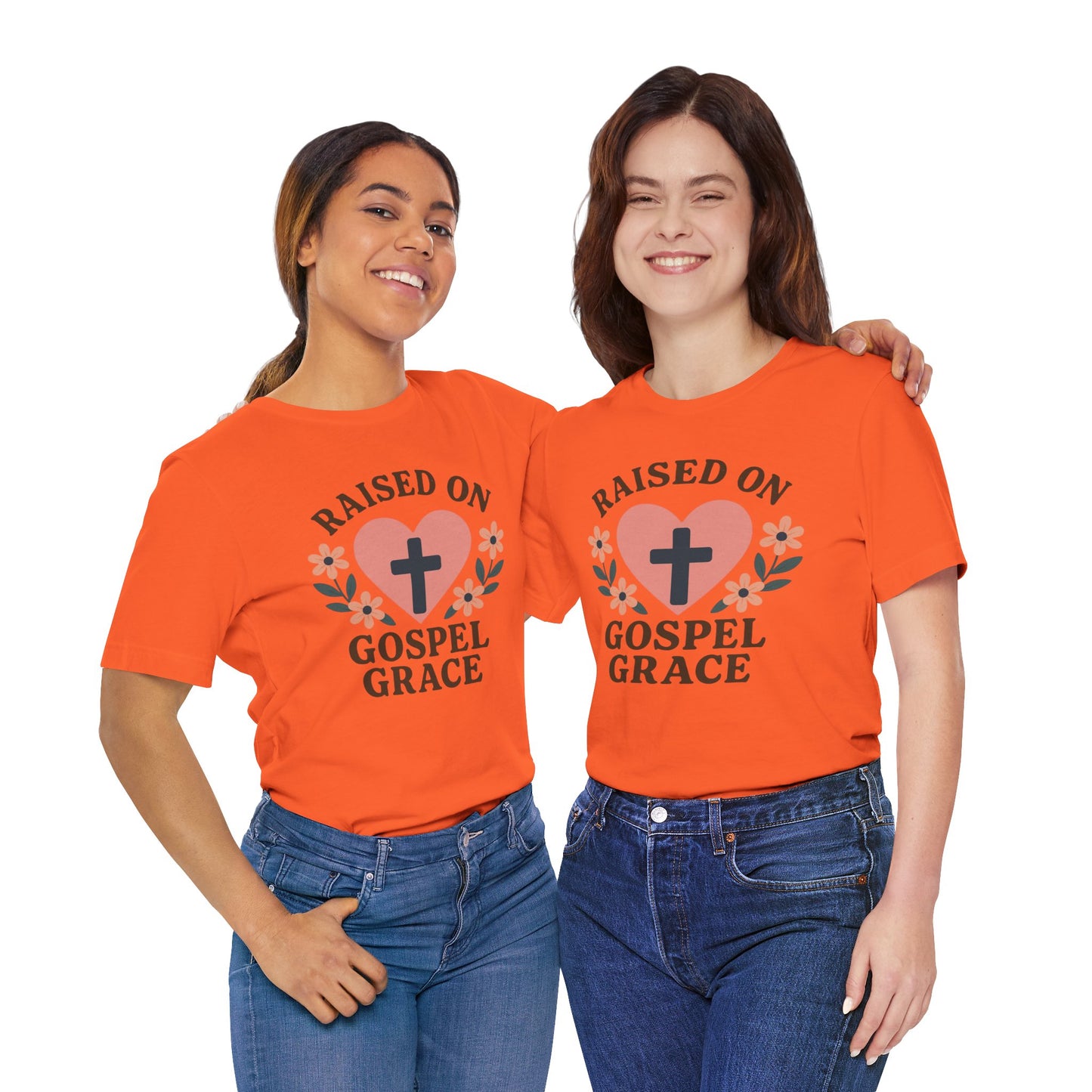 Raised On Gospel Grace Women's T-Shirt