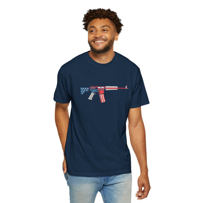 Gun Military Graphic Design Men's T-Shirts