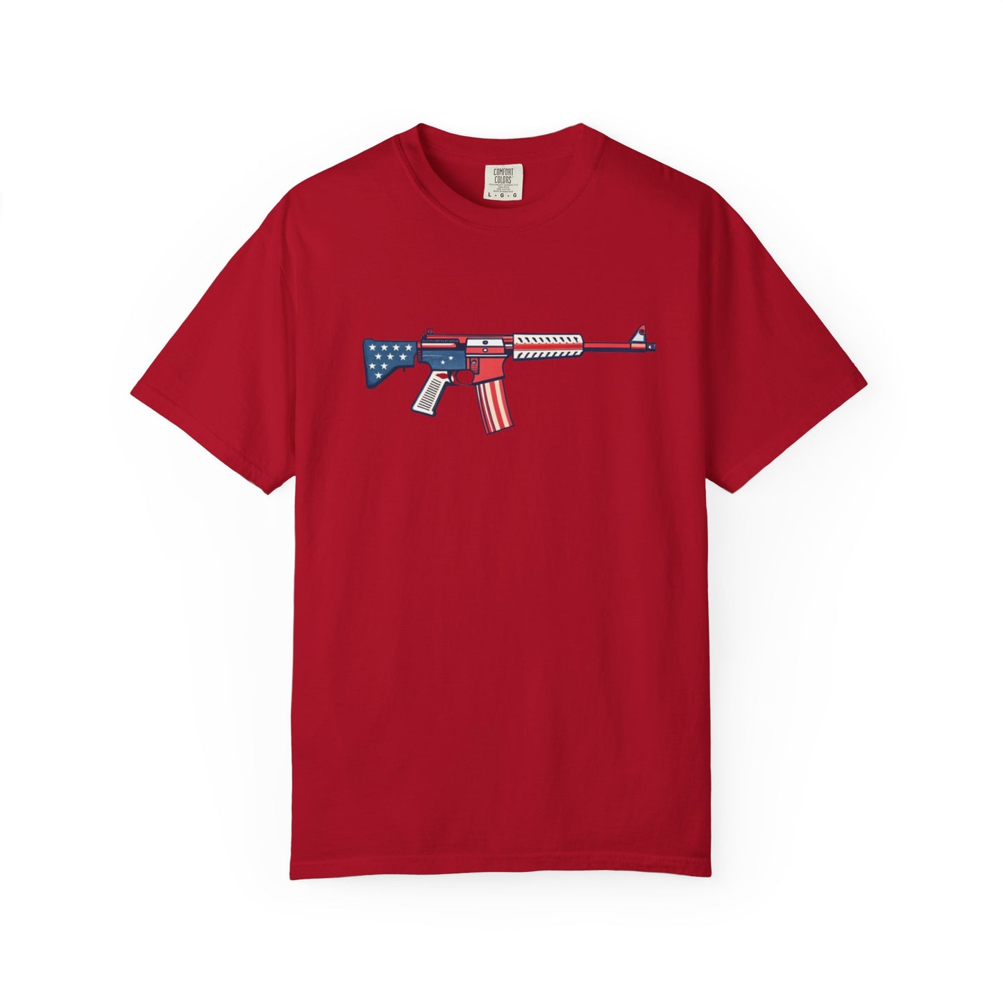 Gun Military Graphic Design Men's T-Shirts