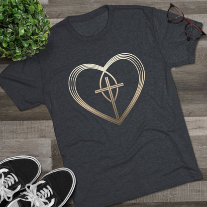 Church Heart Sign  Men's T-Shirt