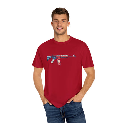 Gun Military Graphic Design Men's T-Shirts