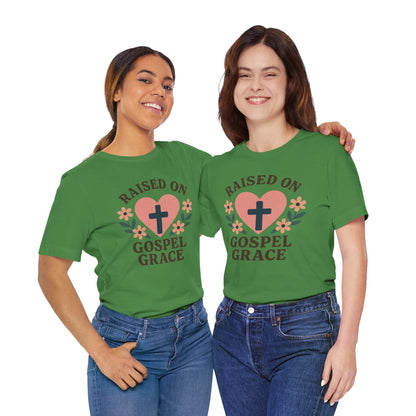 Raised On Gospel Grace Women's T-Shirt