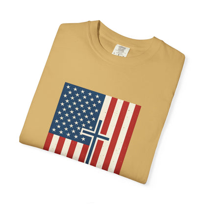 American Flag Printed Men's T-Shirt