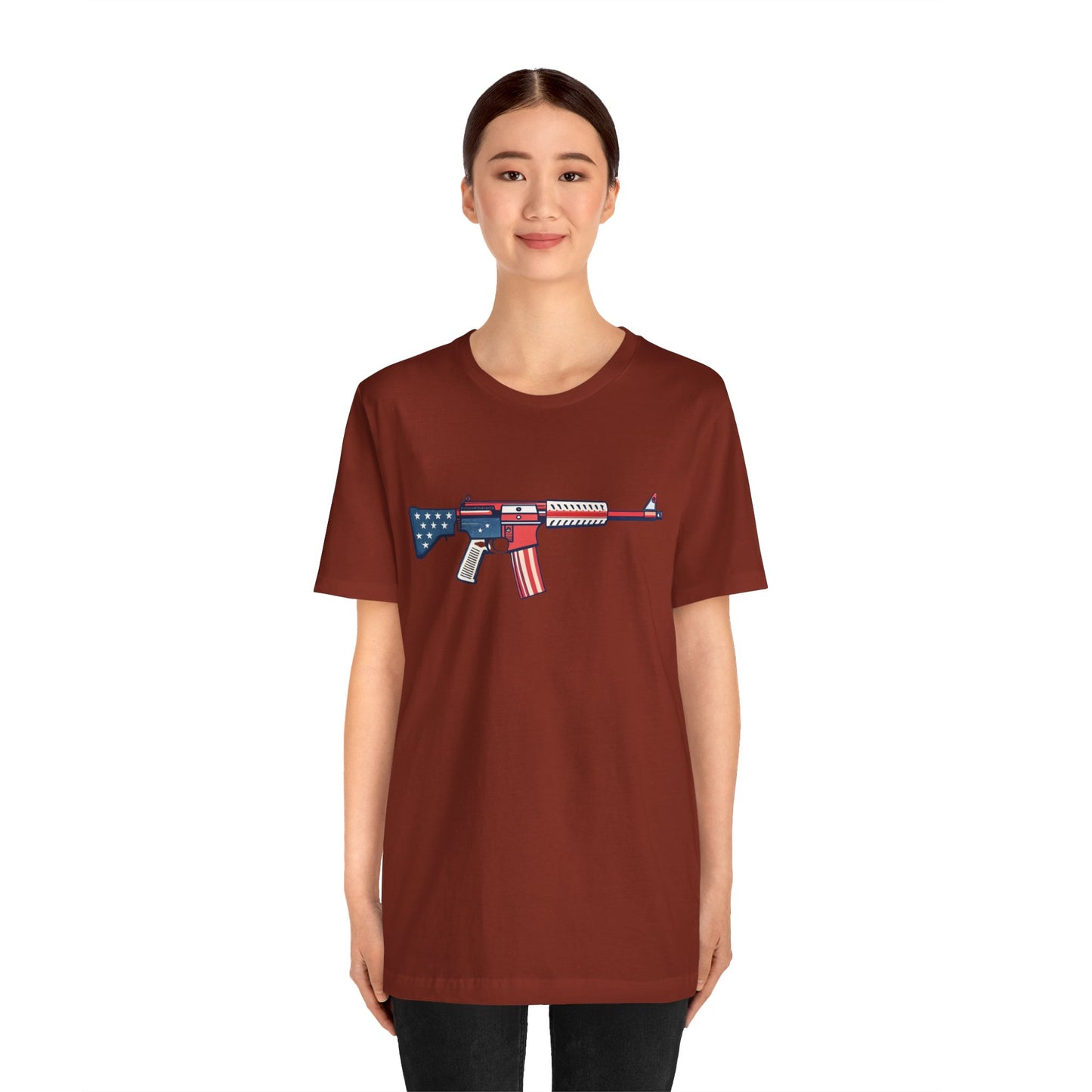 Gun Military Graphic Women's T-Shirts