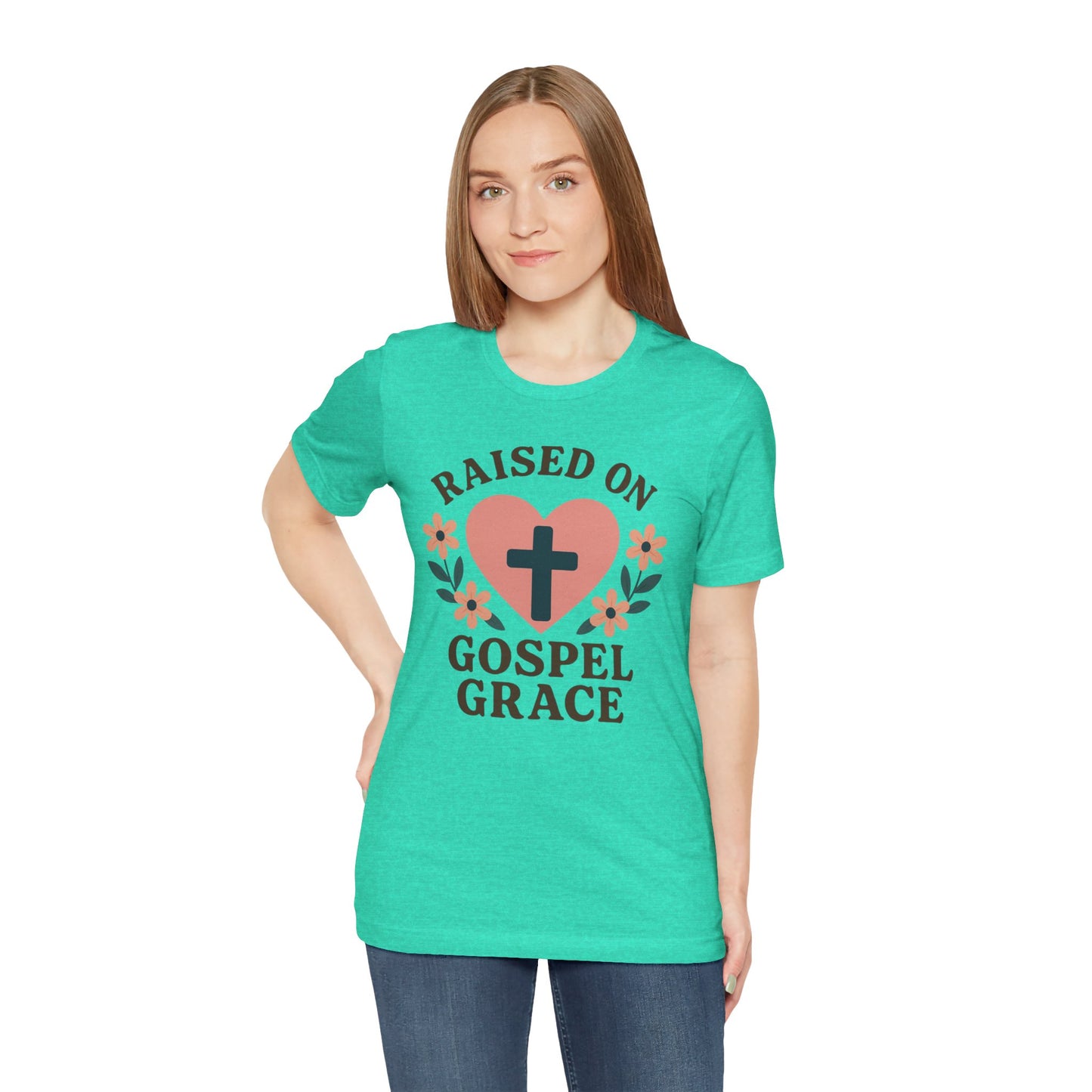 Raised On Gospel Grace Women's T-Shirt