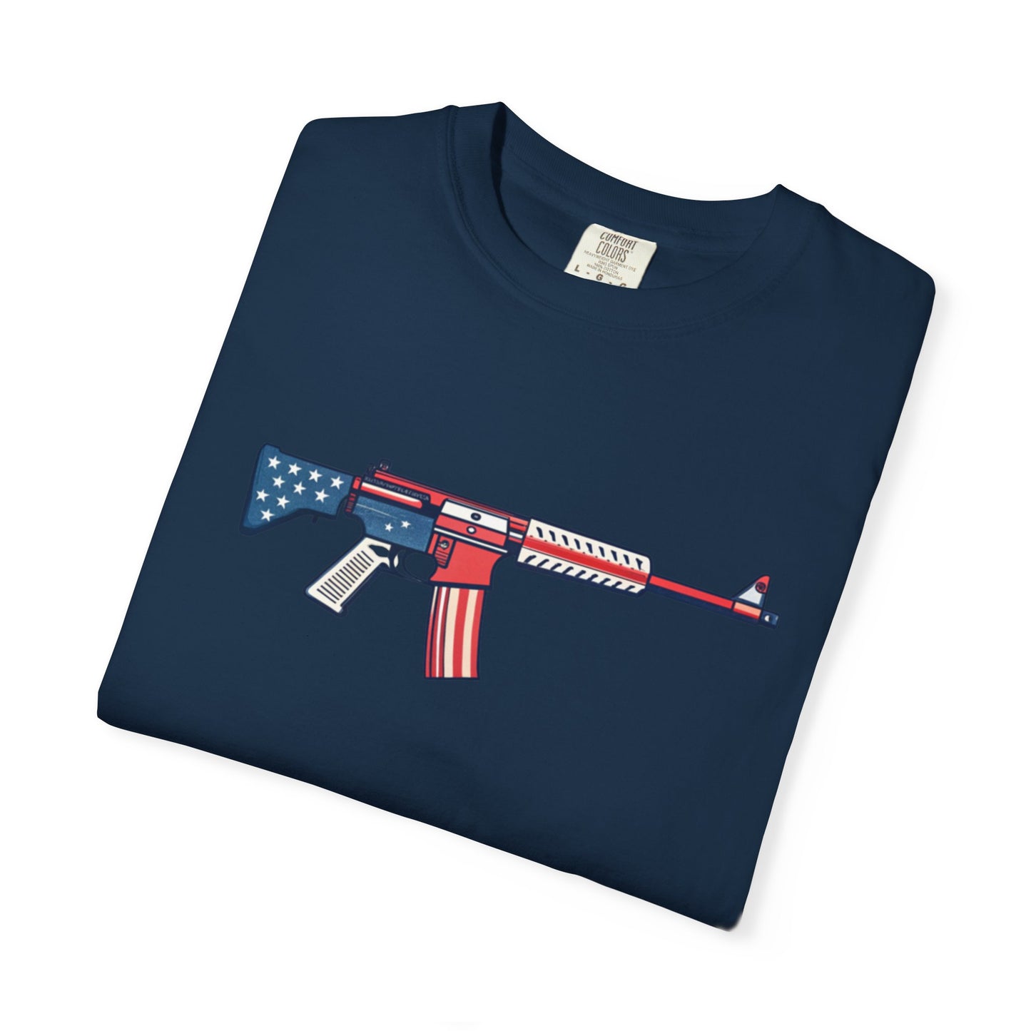 Gun Military Graphic Design Men's T-Shirts