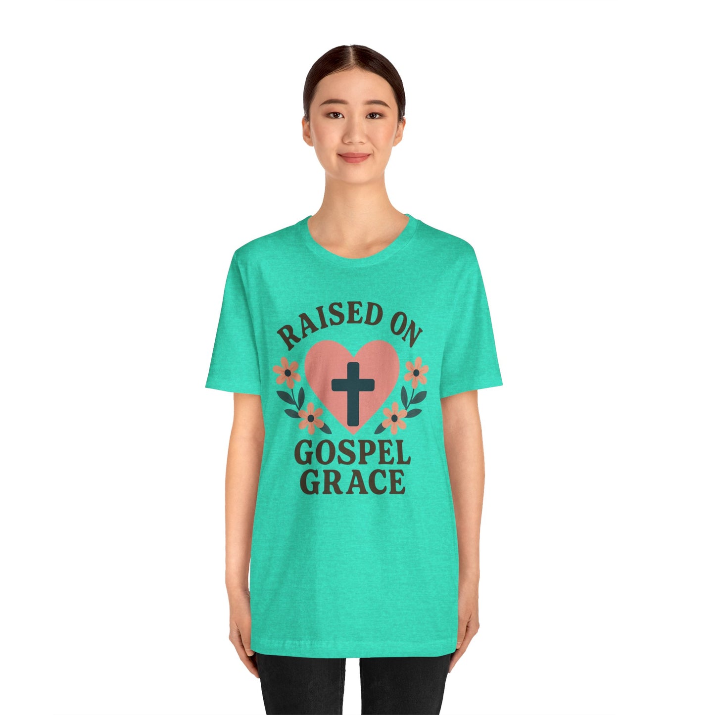 Raised On Gospel Grace Women's T-Shirt