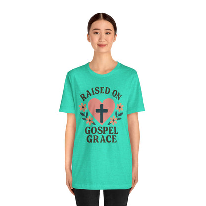 Raised On Gospel Grace Women's T-Shirt