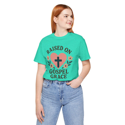 Raised On Gospel Grace Women's T-Shirt
