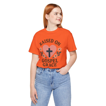 Raised On Gospel Grace Women's T-Shirt