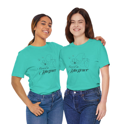 Brewed In His Grace (Black) Women's T-Shirt