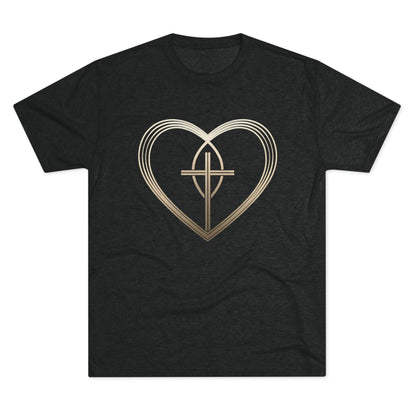 Church Heart Sign  Men's T-Shirt