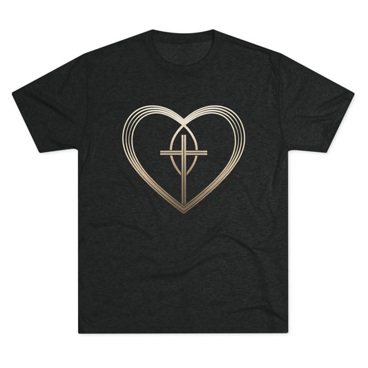 Church Heart Sign  Men's T-Shirt