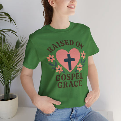 Raised On Gospel Grace Women's T-Shirt