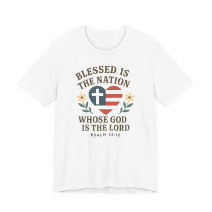 Blessed Nation Short Sleeve Women's T-Shirt