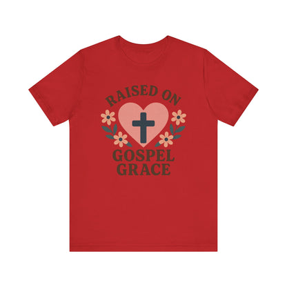 Raised On Gospel Grace Women's T-Shirt