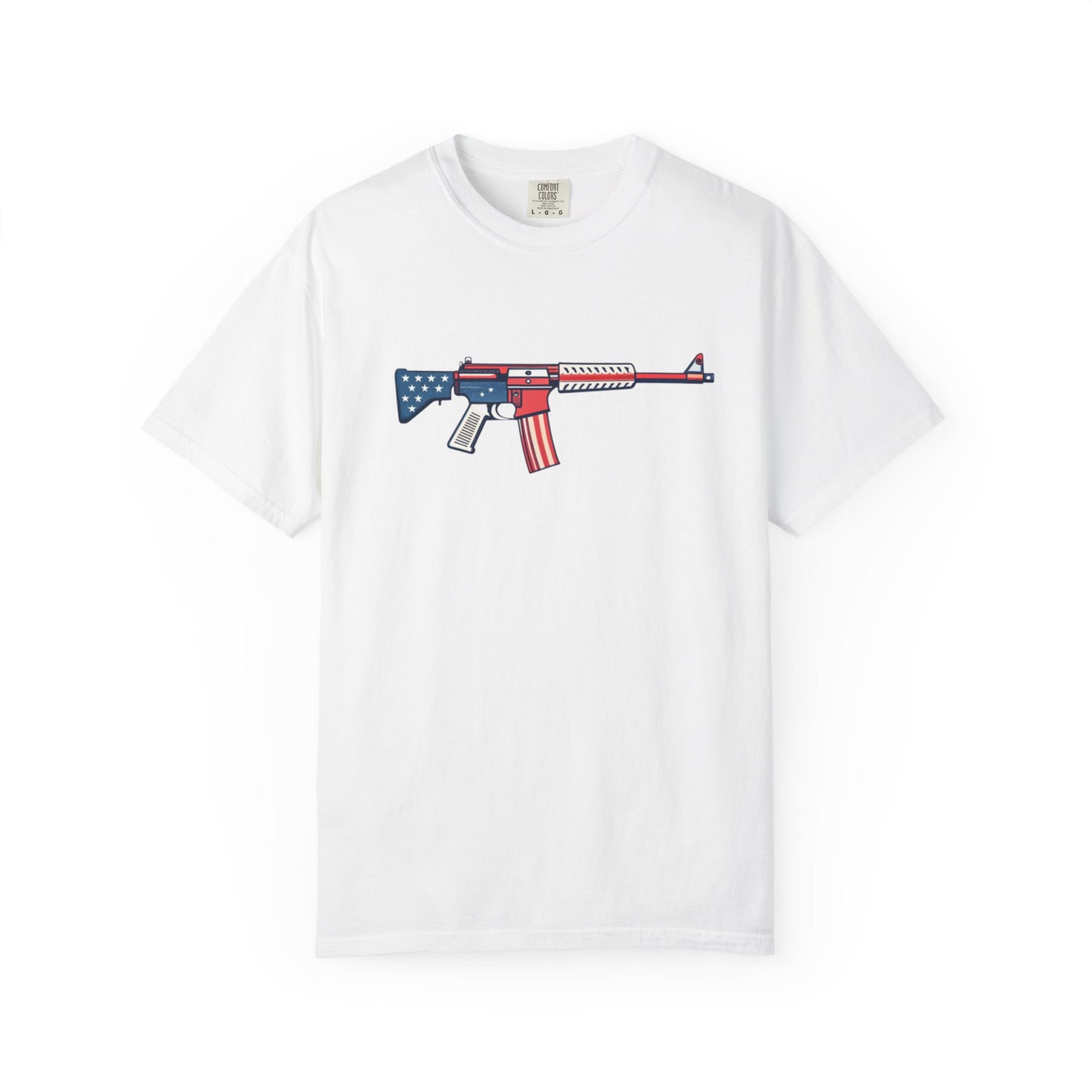 Gun Military Graphic Design Men's T-Shirts