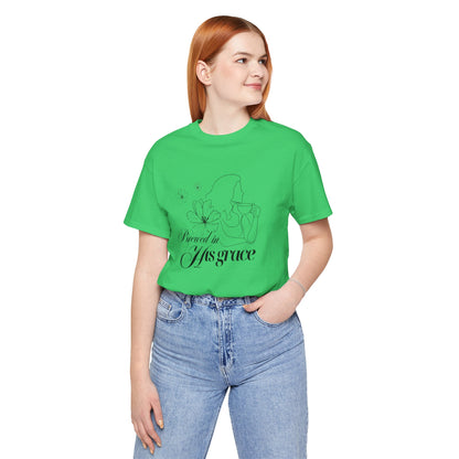 Brewed In His Grace (Black) Women's T-Shirt