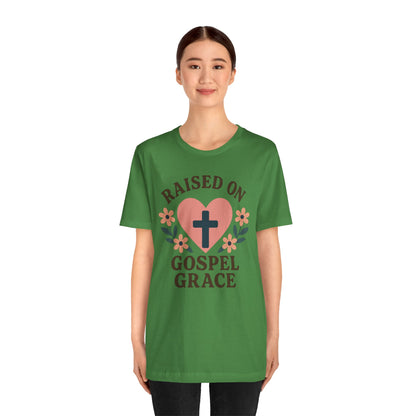 Raised On Gospel Grace Women's T-Shirt