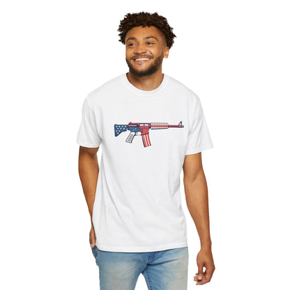 Gun Military Graphic Design Men's T-Shirts