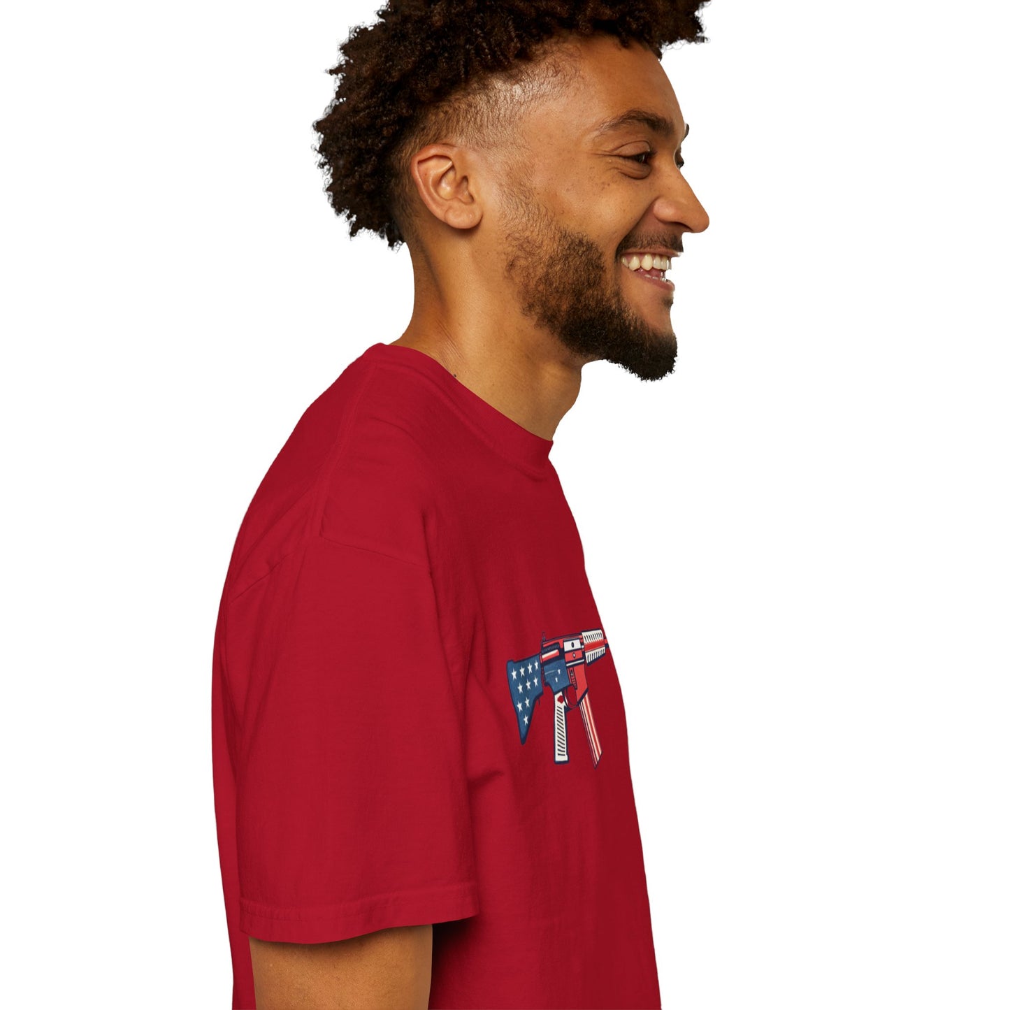 Gun Military Graphic Design Men's T-Shirts
