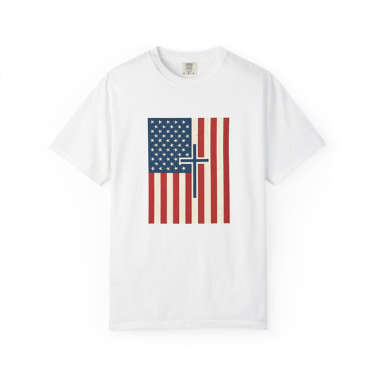 American Flag Printed Men's T-Shirt