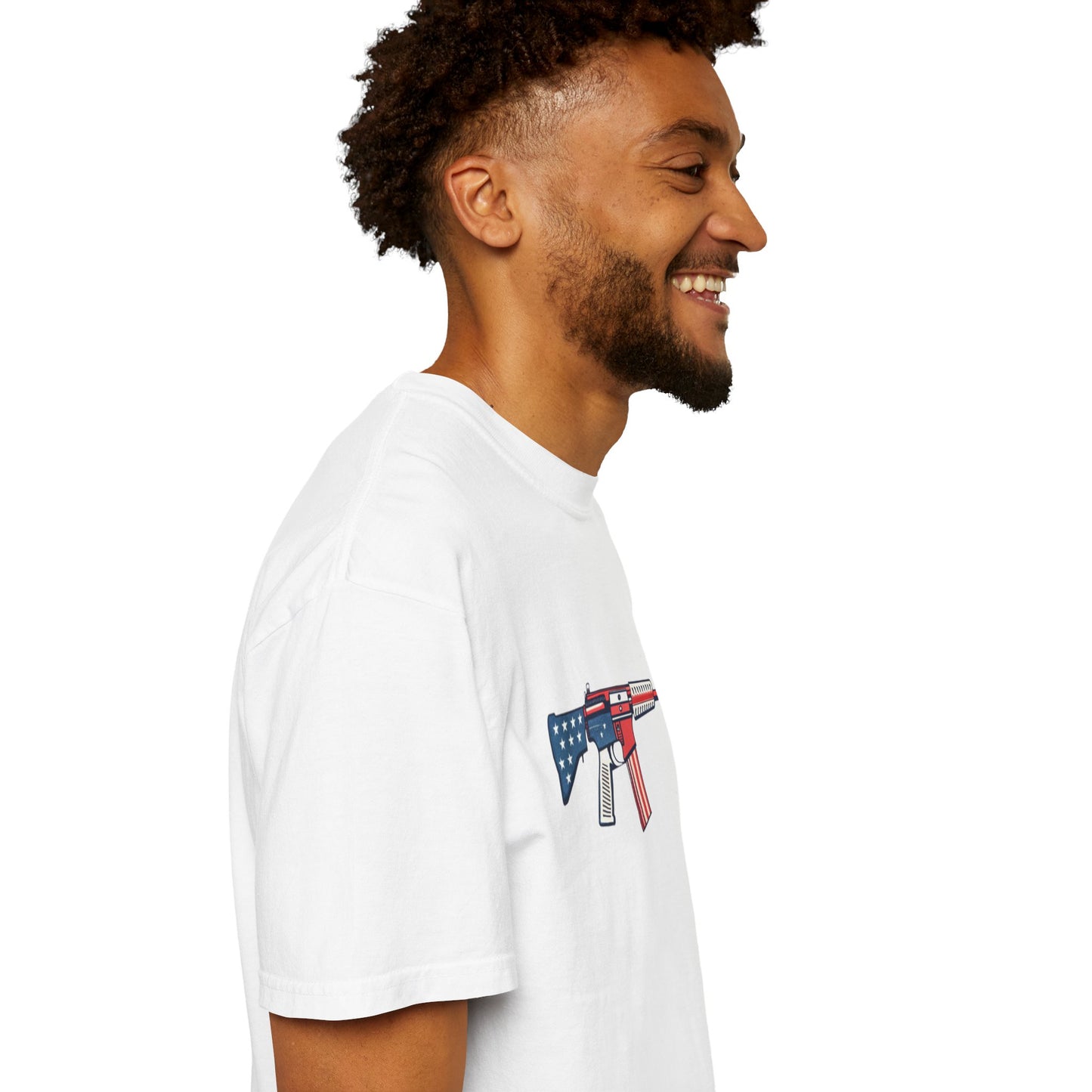 Gun Military Graphic Design Men's T-Shirts
