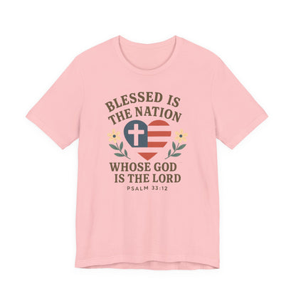 Blessed Nation Short Sleeve Women's T-Shirt