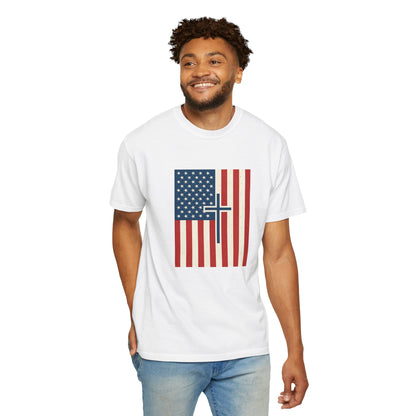 American Flag Printed Men's T-Shirt