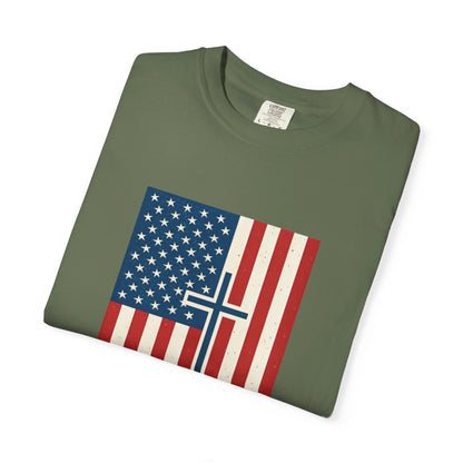American Flag Printed Men's T-Shirt