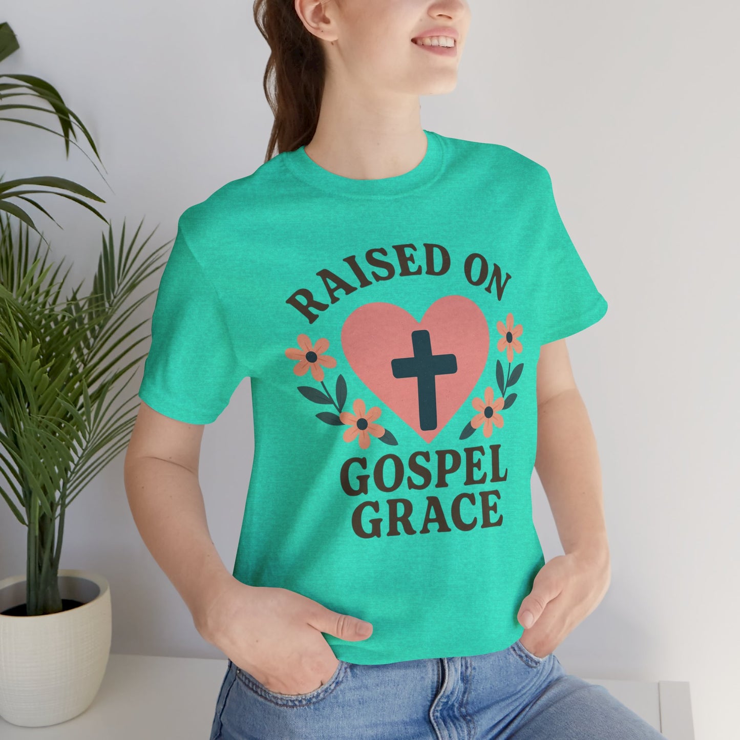 Raised On Gospel Grace Women's T-Shirt